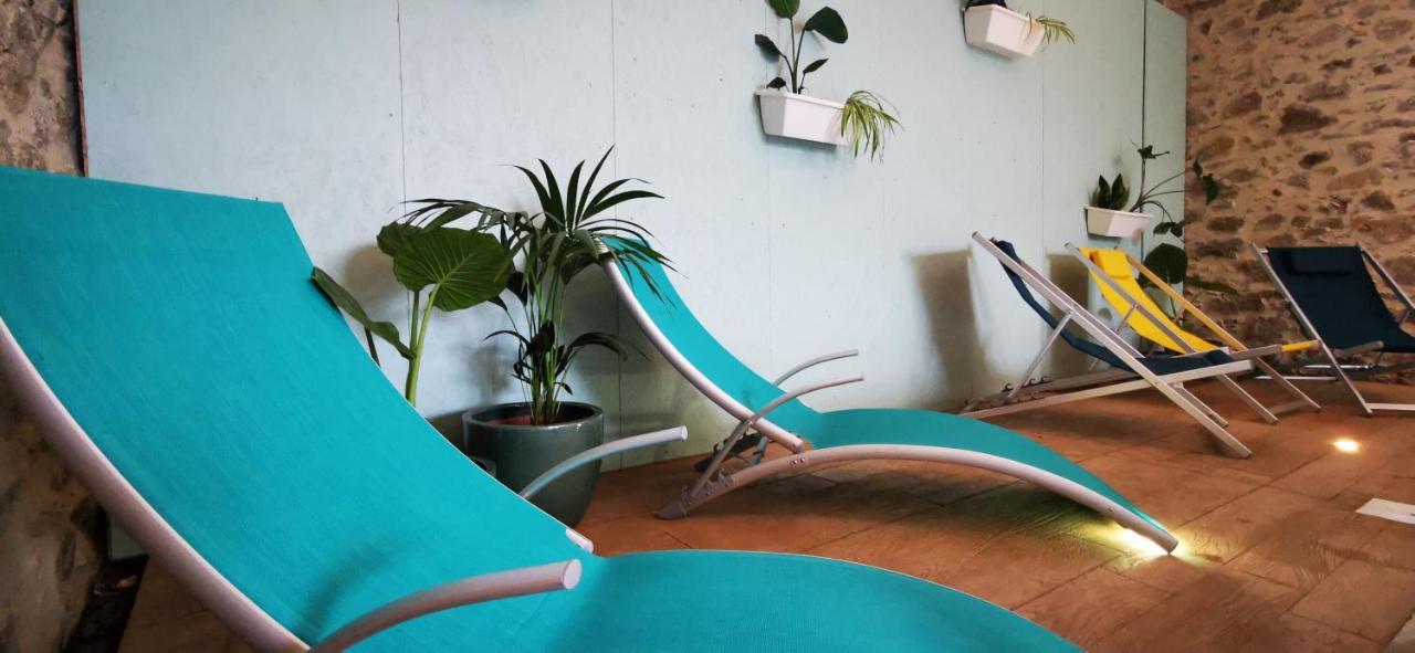L'Escale Du Bocage Piscine Couverte Chauffee La Flocellière Exterior foto