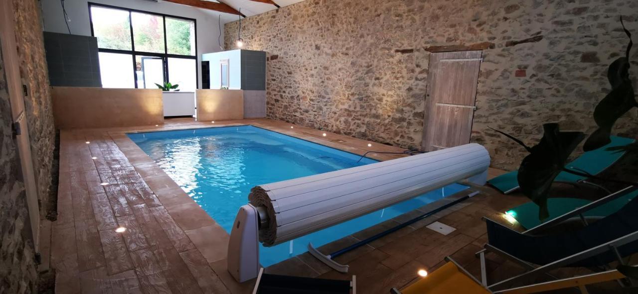 L'Escale Du Bocage Piscine Couverte Chauffee La Flocellière Exterior foto
