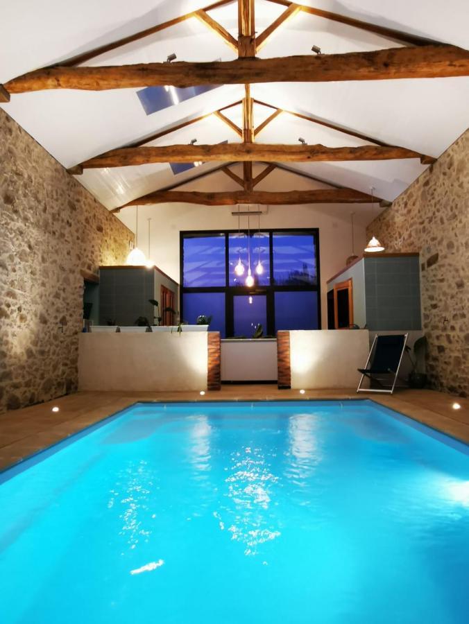 L'Escale Du Bocage Piscine Couverte Chauffee La Flocellière Exterior foto