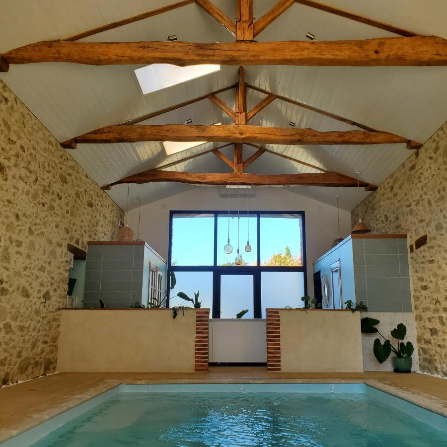 L'Escale Du Bocage Piscine Couverte Chauffee La Flocellière Exterior foto